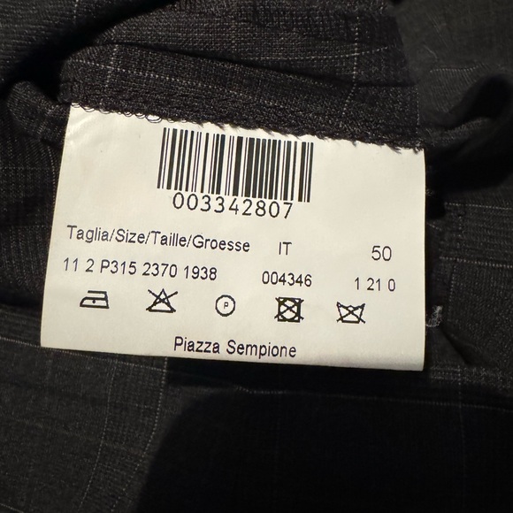 Piazza Sempione Audrey Dark Grey Pants - Picture 4 of 8